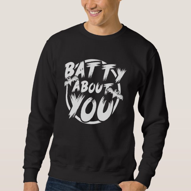 Sweatshirt Batty à votre sujet - Halloween (Devant)