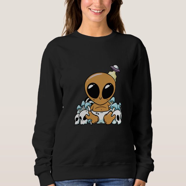 Sweatshirt bay alien space aliens cute ufo (Devant)