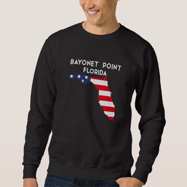 Sweatshirt Bayonet Point Floride États-Unis Amérique Voyage F (Devant)