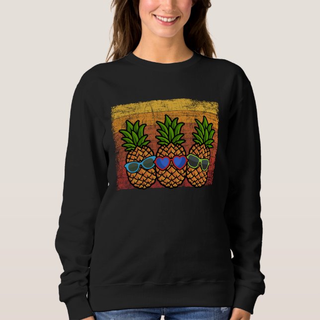 Sweatshirt Be A Pineapple Sunglasses  Hawaiian For Women Men (Devant)