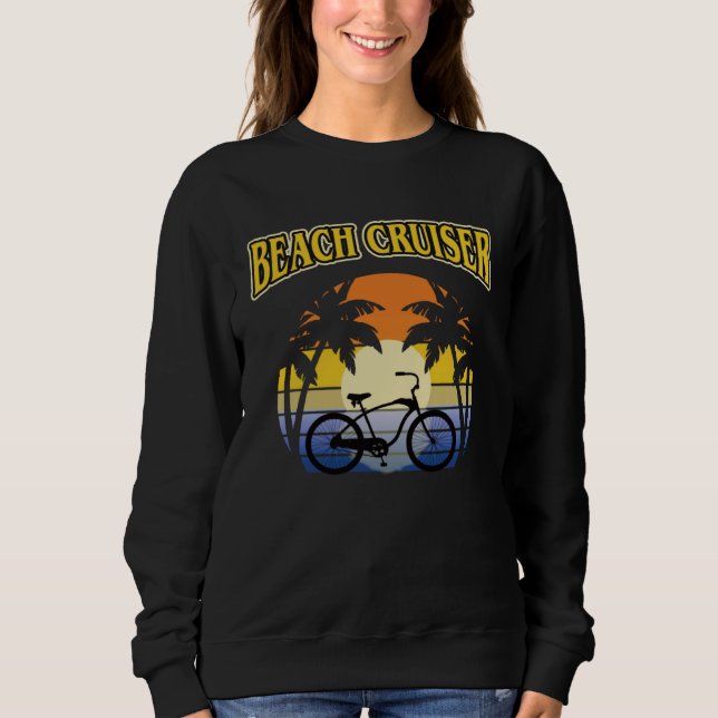 Sweatshirt Beach Cruiser Bicycle Riding Leisure Casual Bike R (Devant)