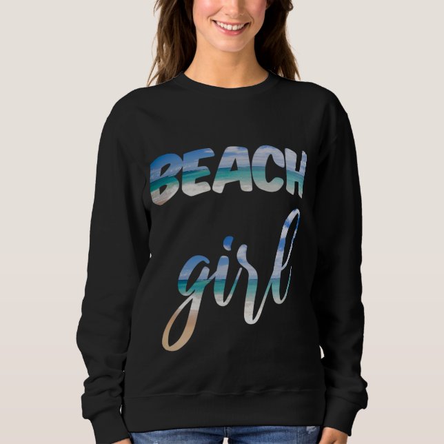 Sweatshirt Beach Girl (Devant)