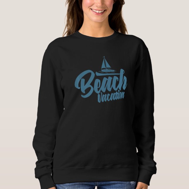 Sweatshirt Beach Vacation by the Sea Premium (Devant)