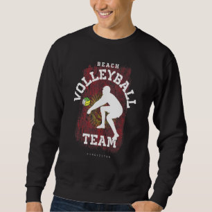 Sweatshirt Beach Volleyball Kirghizistan Drapeau Love Volleyb