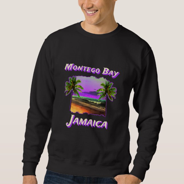 Sweatshirt Beaches Of Montego Bay Jamaica (Devant)