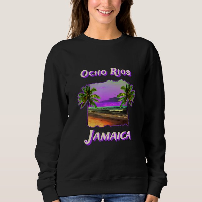 Sweatshirt Beaches Of Ocho Rios Jamaica (Devant)