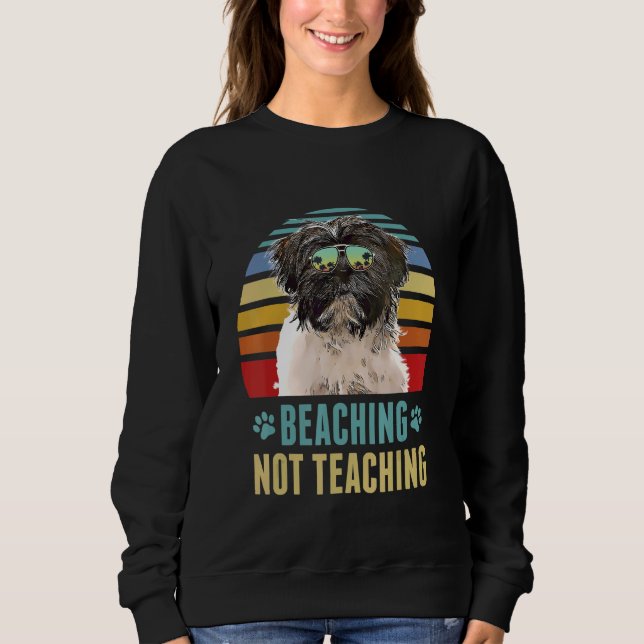 Sweatshirt Beaching Not Enseignant Tibétain Terrier Chien été (Devant)