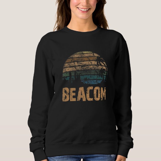 Sweatshirt Beacom Vintage Sunset Distressed (Devant)