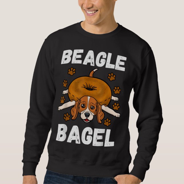 Sweatshirt Beagle Bagel Baker Roll Lover Blé Juif Pain D (Devant)