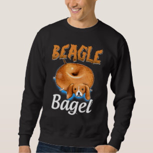 Sweatshirt Beagle Bagel Beagle Bagel de chien Pain mignon ani
