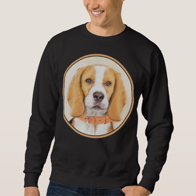 Sweatshirt Beagle Hound Dog Peinture Animal Art original (Devant)