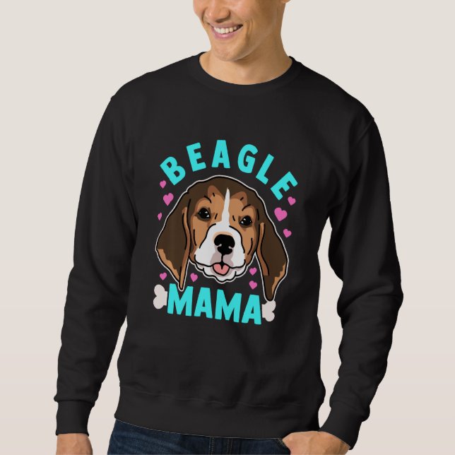Sweatshirt Beagle Mama Dog Propriétaire Beagle (Devant)