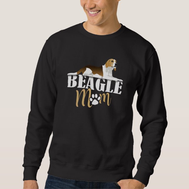 Sweatshirt Beagle Maman Beagles Chien Rétro Propriétaire Chie (Devant)