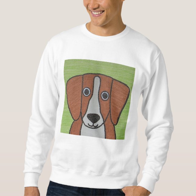 Sweatshirt Beagle mignon (Devant)