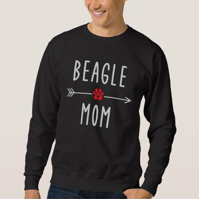 Sweatshirt Beagle Mom  Womens Beagle Dog   Mom (Devant)