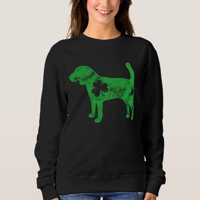 Sweatshirt Beagle St Patrick s Day Boys Kids Girls Dog  Shamr (Devant)