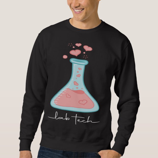 Sweatshirt Beaker Lab Tech Laboratory Technician (Devant)