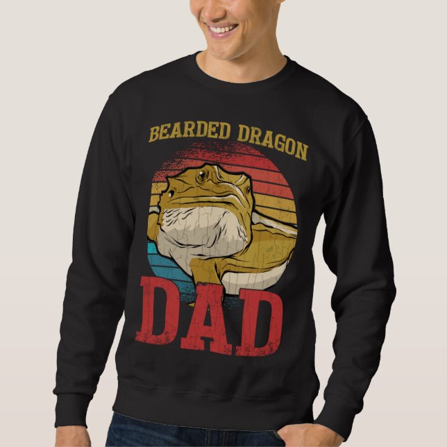 Sweatshirt Bearded Dragon Dad  Reptiles  Pet Reptile Graphic (Devant)