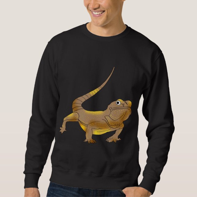 Sweatshirt Bearded Dragon Lizard Men Women Kid (Devant)