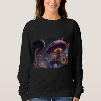 Sweatshirt beau champignon violet