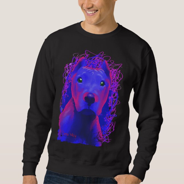Sweatshirt Beau Chiens Pitbull (Devant)