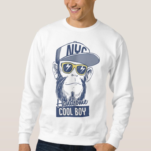 Sweatshirt Beau Gars Cool (Devant)