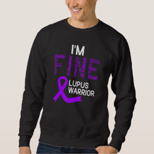 Sweatshirt Beau guerrier du lupus Mois de sensibilisation au