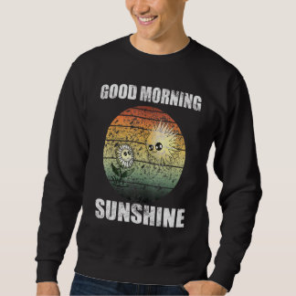 Sweatshirt Beau Matin Soleil Avec Fleur Cute Et Ret Soleil