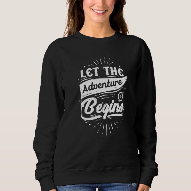 Sweatshirt Beautiful Camper Saying Cool Camping Camper  5 (Devant)