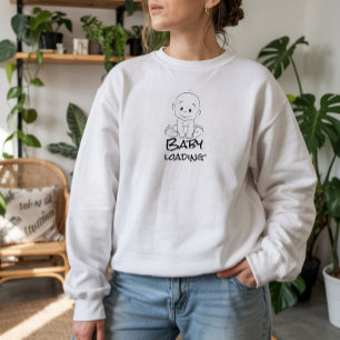 Sweatshirt Bébé de la première fête des mères enceinte 