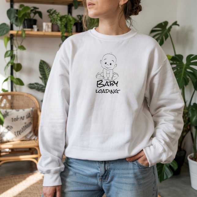 Sweatshirt Bébé de la première fête des mères enceinte  (Créateur téléchargé)