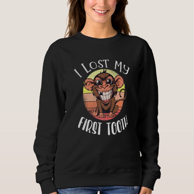 Sweatshirt Bébé Dents Fée Dentaire J'ai perdu ma première den (Devant)