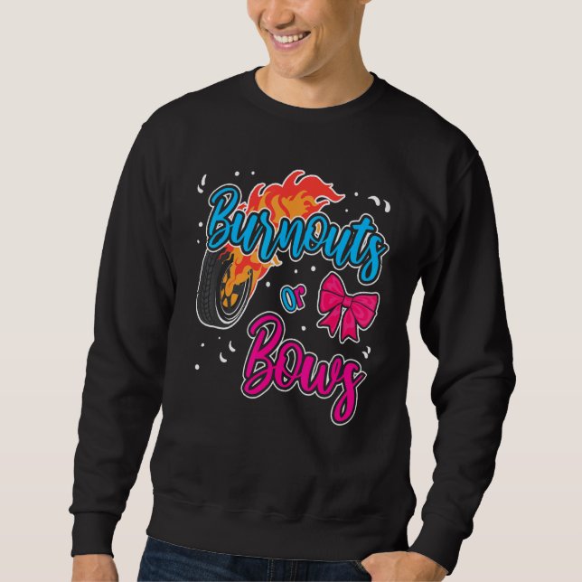 Sweatshirt Bébé Genre Révèle Des Brûlures Ou Des Bows (Devant)