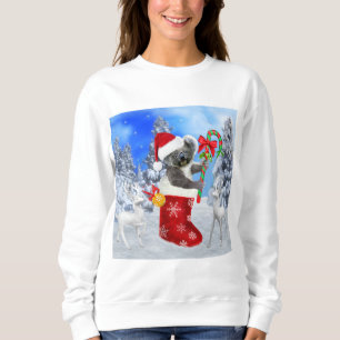 SWEATSHIRT BÉBÉ KOALA NOËL