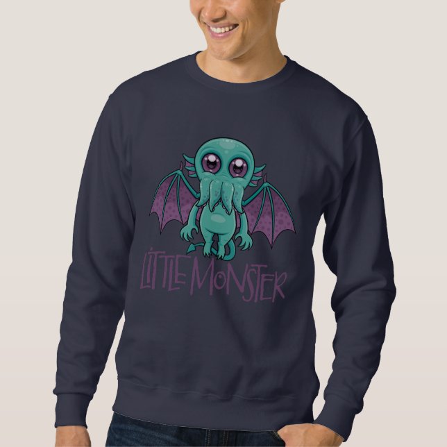 Sweatshirt Bébé mignon Cthulhu Petit Monstre (Devant)