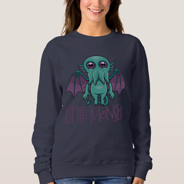 Sweatshirt Bébé mignon Cthulhu Petit Monstre (Devant)