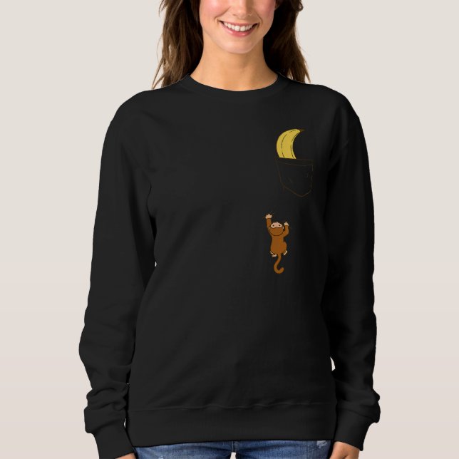 Sweatshirt Bébé singe 1 (Devant)