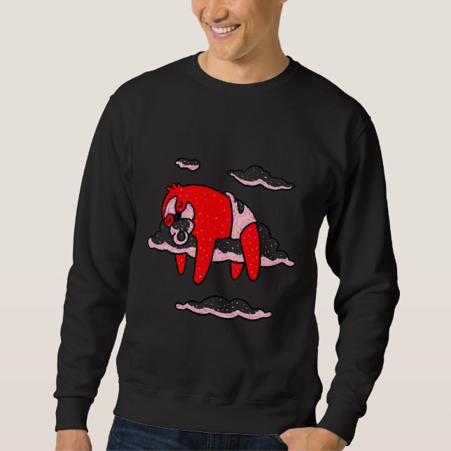 Sweatshirt Bébé Sloth Dormir 11 (Devant)