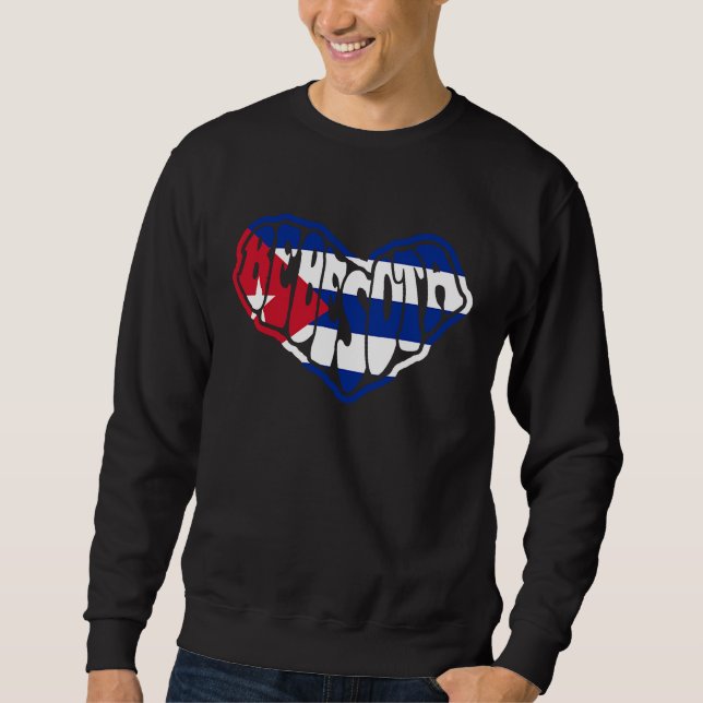 Sweatshirt Bebesota Cuban Flag Reggaetón No Eres Bebecita Ere (Devant)