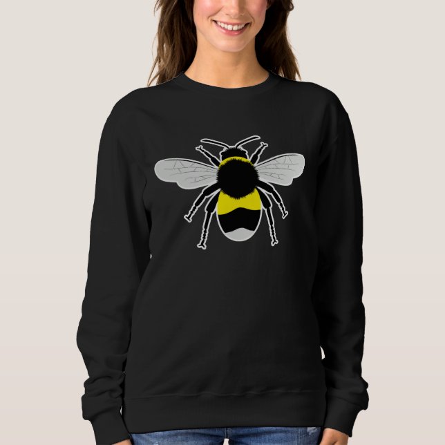 Sweatshirt bee insect animal protection love (Devant)