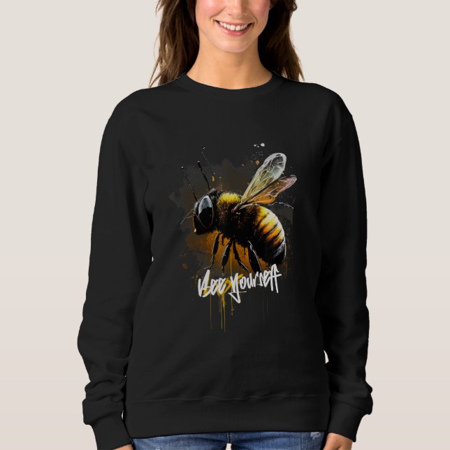 Sweatshirt Beekeeper Beekeeping Honey Apiarist Honeycomb Bee  (Devant)