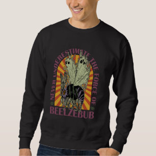 Sweatshirt Beelzebub mort occulte satan diable gothique necro
