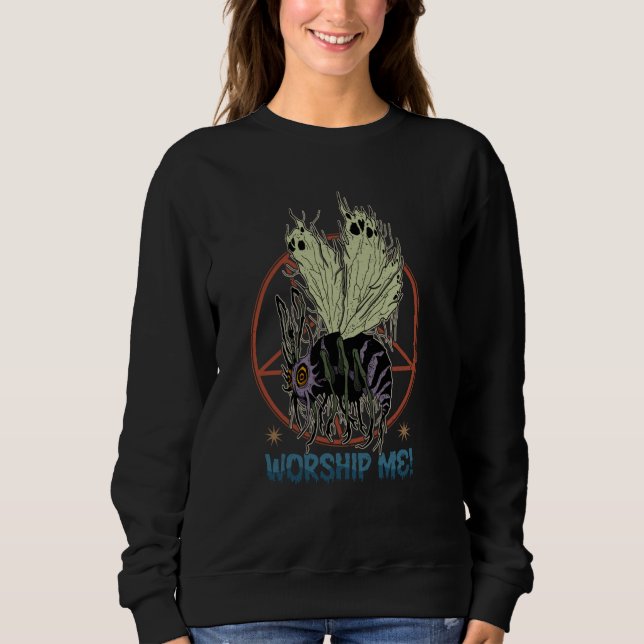 Sweatshirt Beelzebub mort occulte satan diable gothique necro (Devant)