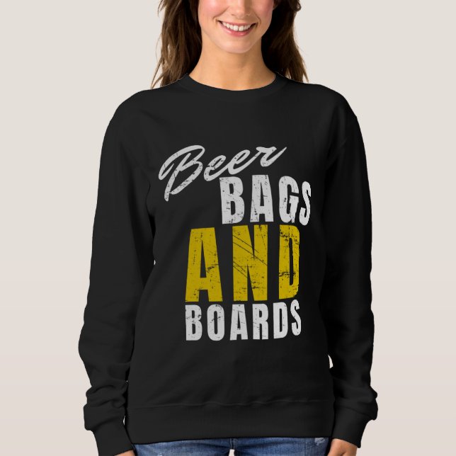 Sweatshirt Beer Bags And Boards Cornhole (Devant)