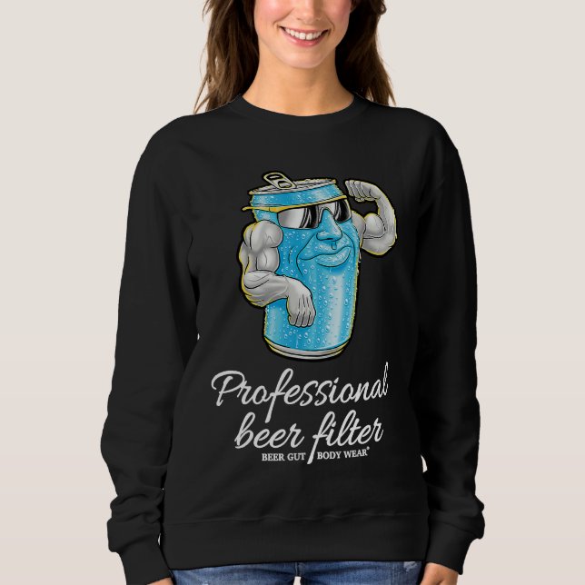 Sweatshirt Beer Gut Body Wear  Filtro per birra professional (Devant)