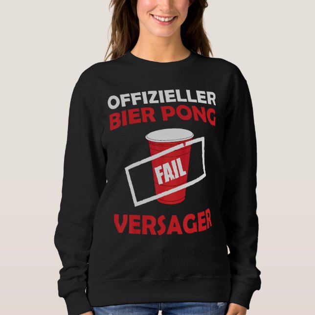 Sweatshirt Beer Pong Beer Beer Pong Hommes Beer Pong (Devant)