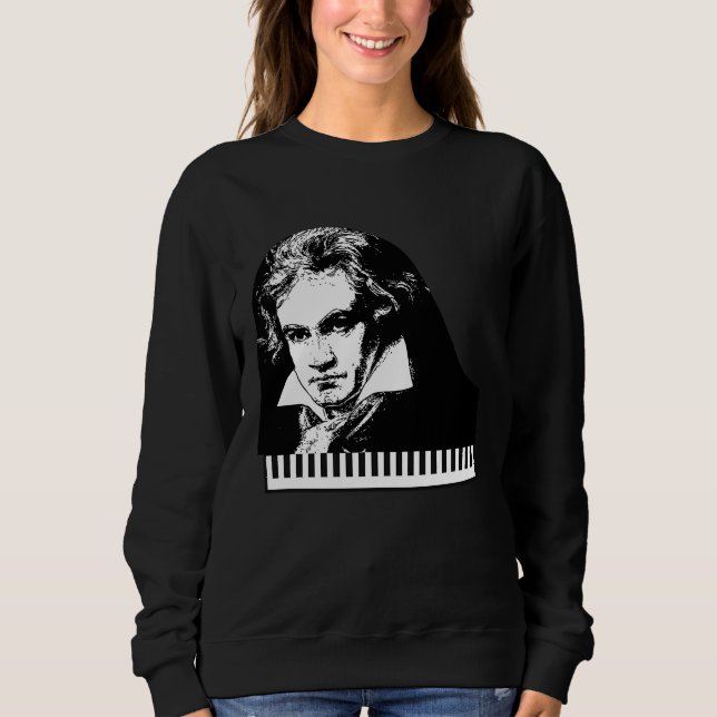 Sweatshirt Beethoven van Beethoven Piano Teacher (Devant)