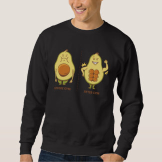 Sweatshirt Before & After Gym Avocado
