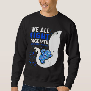 Sweatshirt Behcet's Disease Awareness Nous combattons tous en