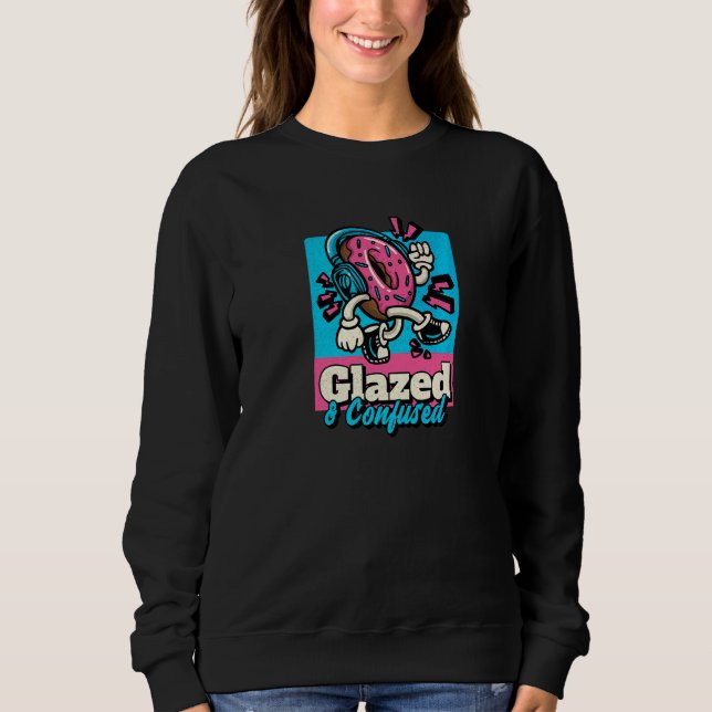 Sweatshirt Beignet Glacé et Confus    Beignet (Devant)